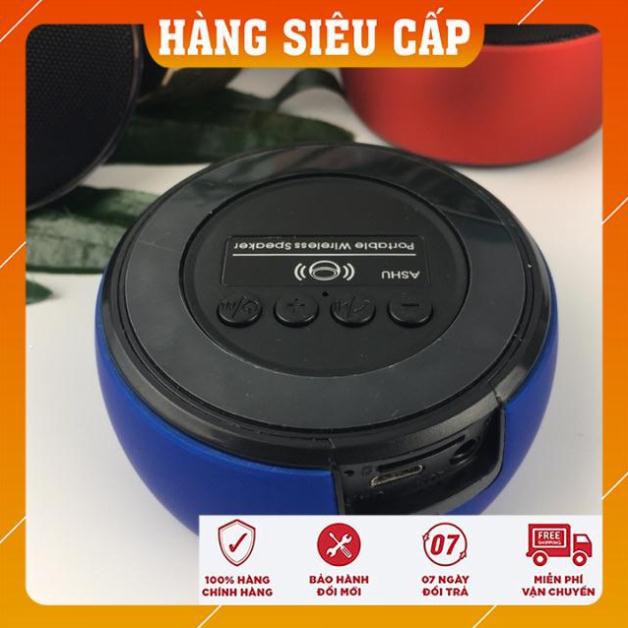 [FREESHIP TOÀN QUỐC] Loa Bluetooth Cầm Tay Mini Bs02, Có Móc Treo Tiện Lợi, Có Khe Cắm Thẻ Nhớ, Cổng 3.5