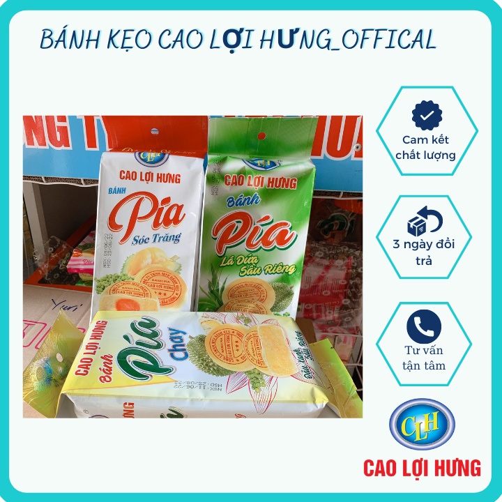 COMBO 3 BỊCH BÁNH PÍA CAO LỢI HƯNG, BÁNH PÍA SÓC TRĂNG