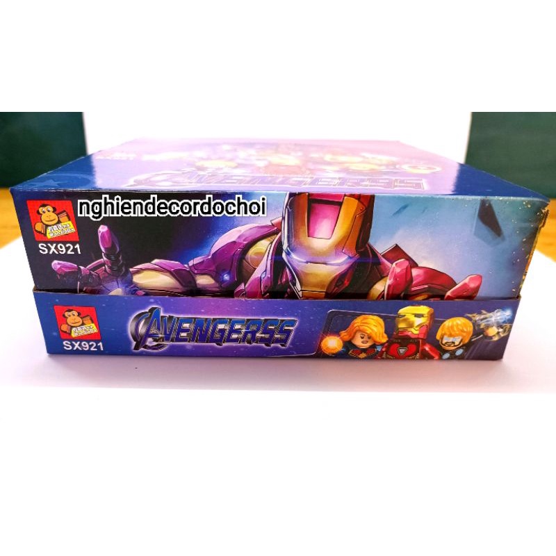 LEGO Avengerss siêu anh hùng, Combo 10 hộp lego cam kết đẹp như hình.
