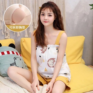 Bộ ngủ dây kèm lót ngực
