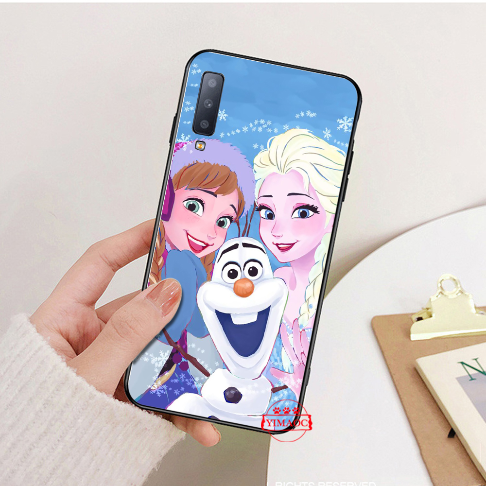 Ốp điện thoại mềm hình công chúa băng giá Anna cho SAMSUNG S7 EDGE S8 S9 S10 PLUS PLUS S10E 6A