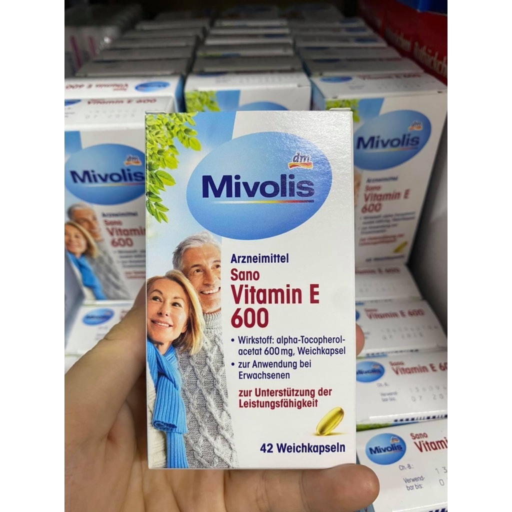 Viên uống VITAMIN E 600 MIVOLIS CỦA ĐỨC