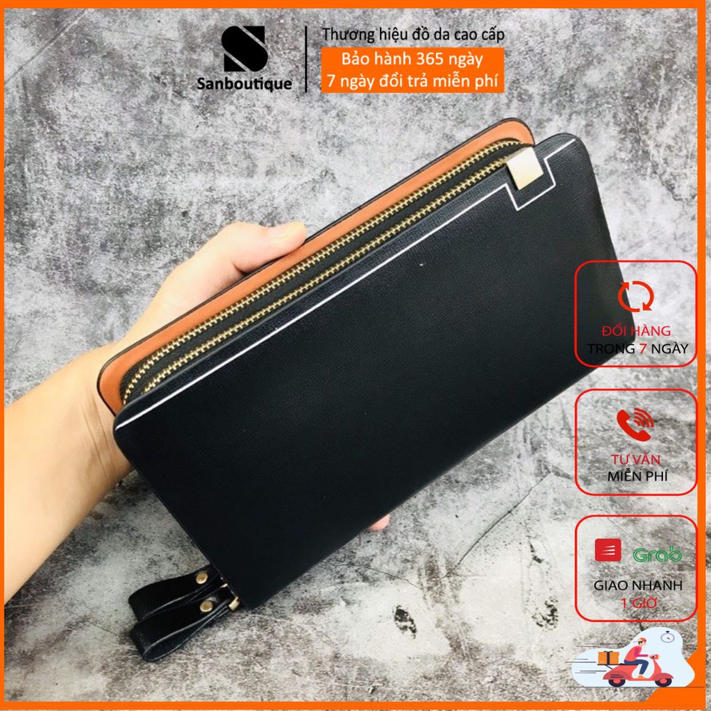 Ví cầm tay bản to.ví da cao cấp.