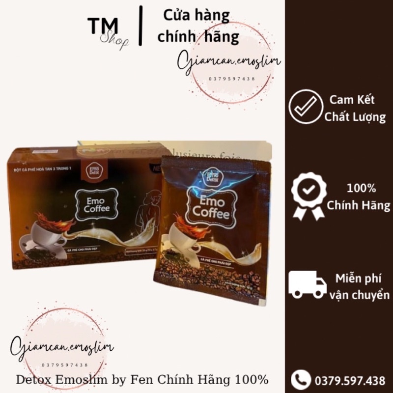 GIÁ SỈ 3 5 10 Hộp. Giảm Cân EMOSLIM vị Cà Phê Sữa☕️☕️