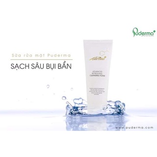 Sữa rửa mặt puderma advanced refreshing cleansing foam