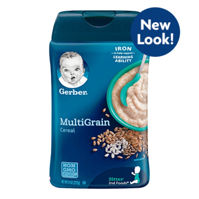 Bột ăn dặm Gerber ngũ cốc Multigain