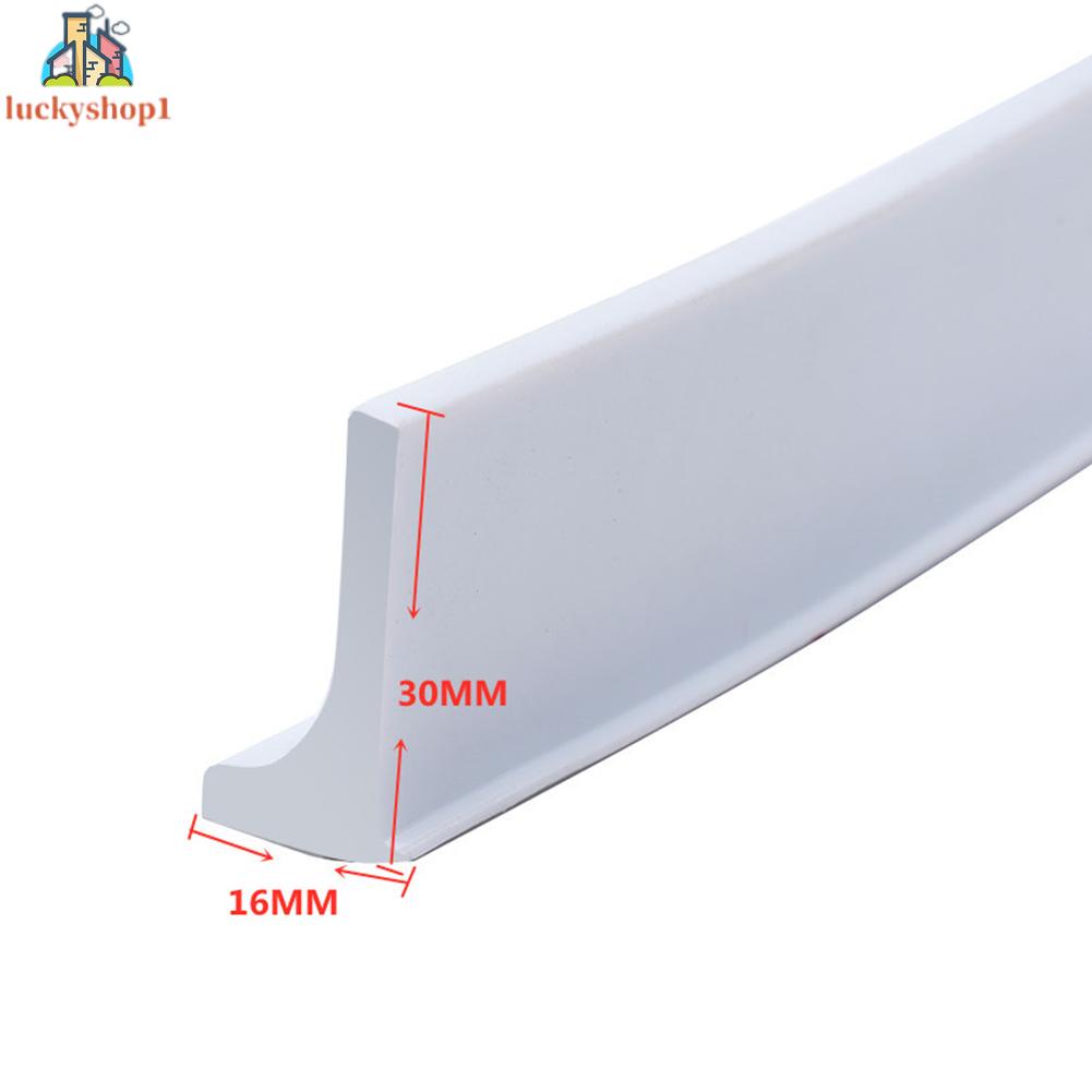 Chất lượng cao Silicone phòng tắm Trim Strip Tự dính Uốn nước Stopper Strip Mềm Silicone phòng tắm rửa cạnh nước Stopper Strip