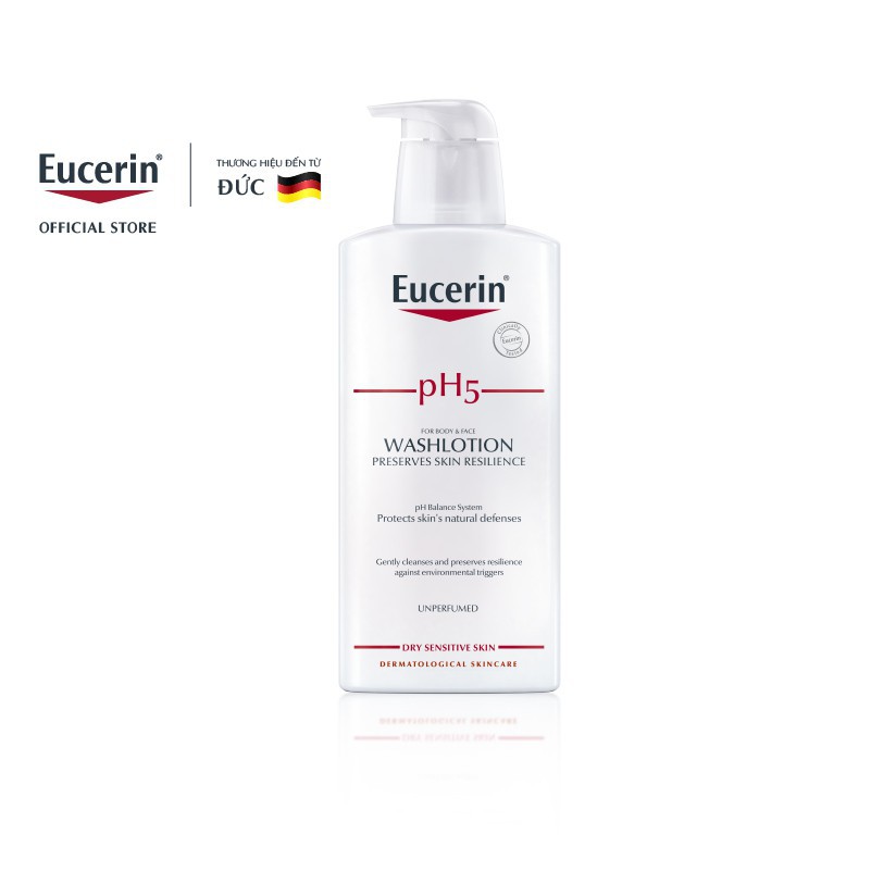 EUCERIN PH5 WASHLOTION UNPERFUMED 400ML - Sữa tắm không mùi cho da cơ thể nhạy cảm