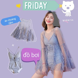 🍑set bikini 1 mảnh kèm áo choàng sexy 🍑 hàng chuẩn loại 1