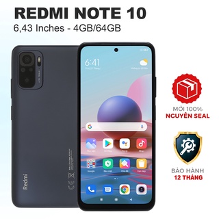 Điện thoại Xiaomi Redmi Note 10 (4GB/64GB) Chính hãng 100% Có Tiếng Việt – 1 Đổi 1 – Bảo Hành 1 Năm