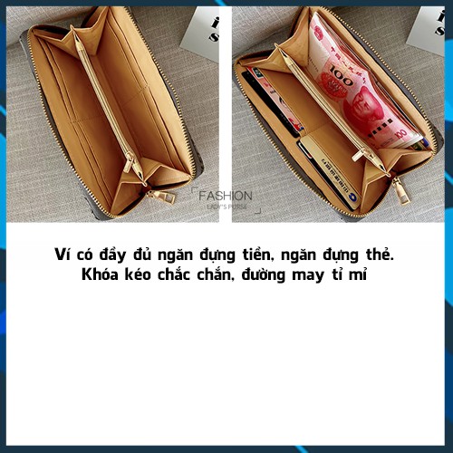 Ví Da Nữ Dài, Bóp Cầm Tay Thời Trang Đẹp, Giá Rẻ (Min Shop)