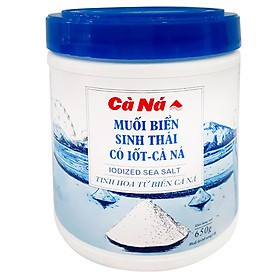 Muối biển sinh thái có iot - Cà Ná 650g date: 08/21- 08/22