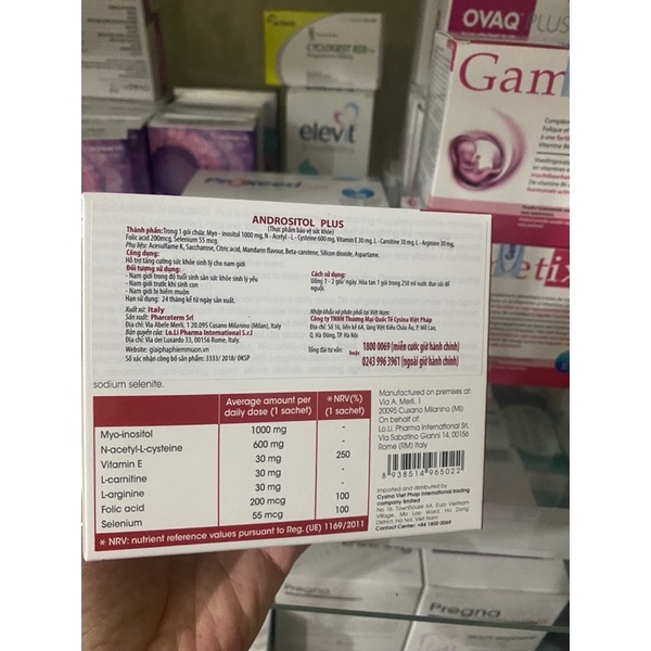 Andrositol plus tăng cường sức khỏe sinh lý cho nam