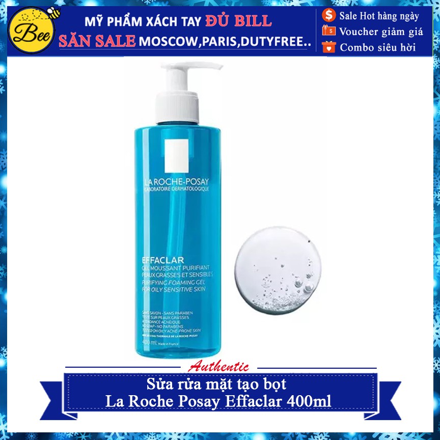 Sửa rửa mặt tạo bọt La Roche Posay Effaclar 400ml | BigBuy360 - bigbuy360.vn