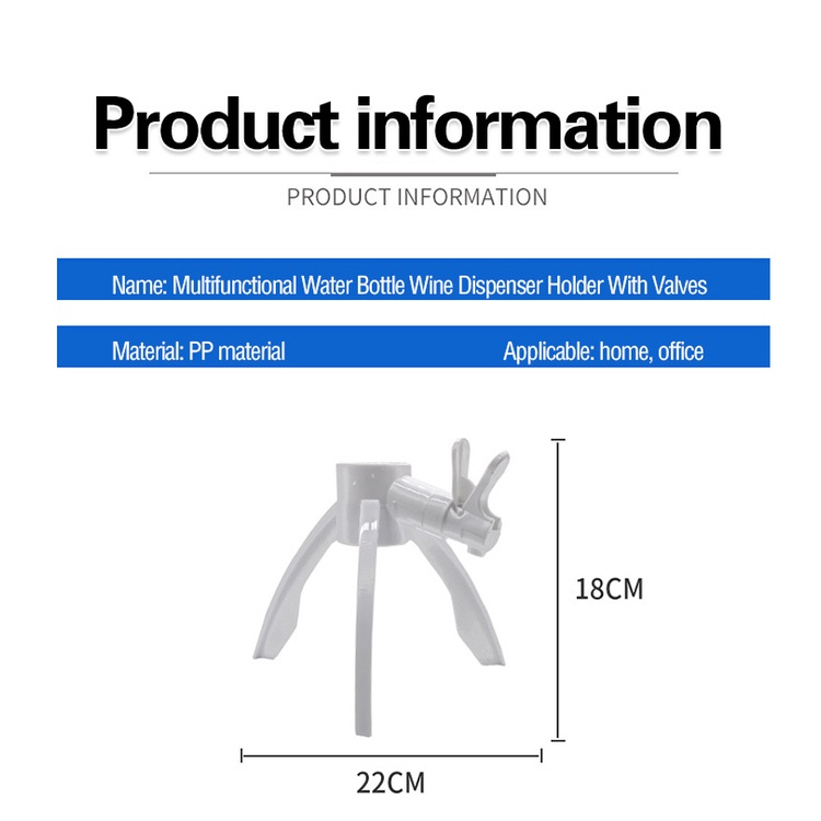 Giá Đỡ Bình Nước Đa Chức Năng Có Van