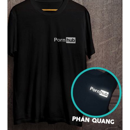 ÁO THUN UNISEX áo thun unisex phản quang pơn hub 100%cotton cao cấp FREESHIP