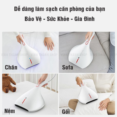 Máy Hút Bụi Diệt Khuẩn Giường Nệm Bằng Tia UV Xiaomi Deerma CM800 - Máy Hút Bụi Mịn Công Suất Lớn 450W