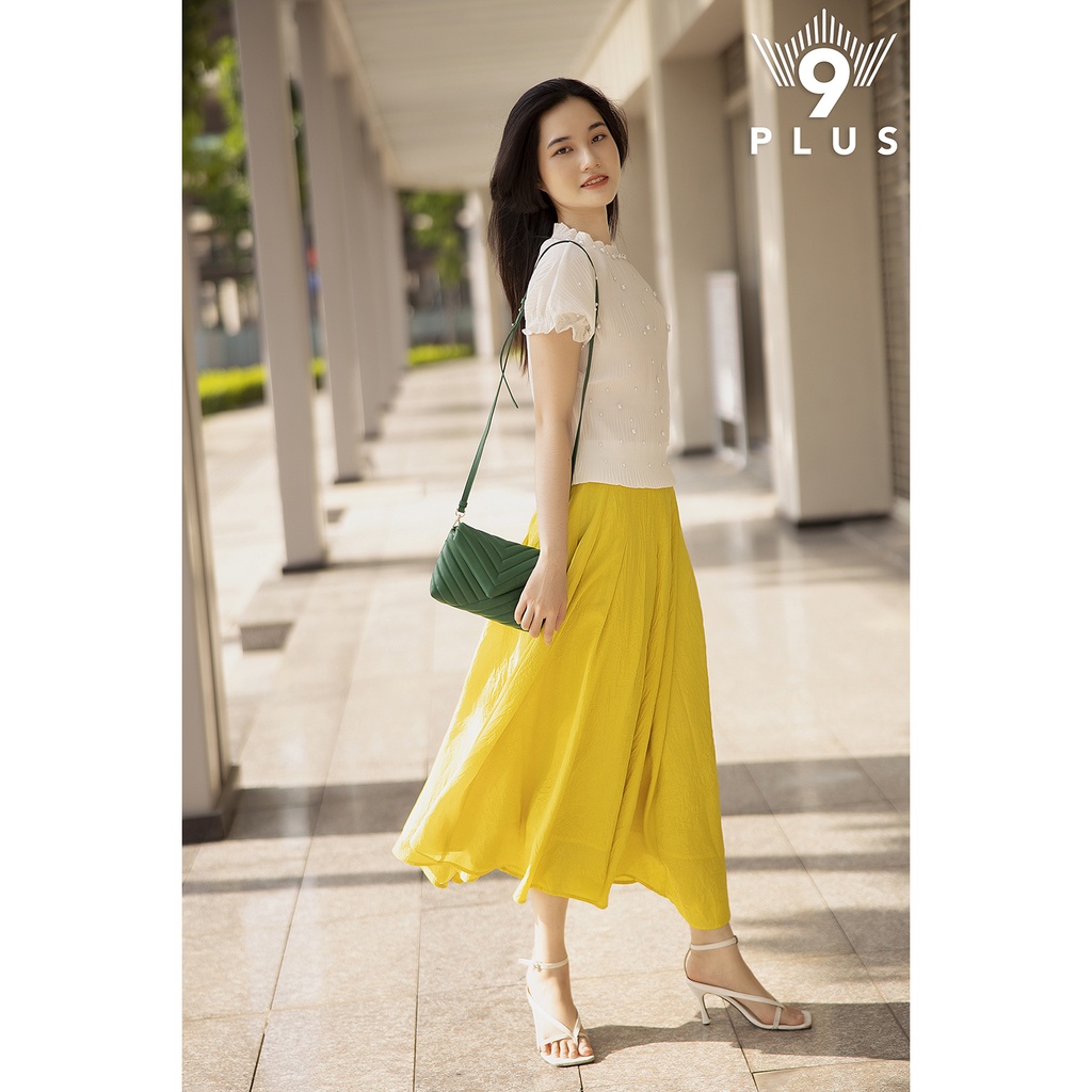 Chân Váy dài/xòe Nhật 2022 - 9Plus/ Chân váy đỏ vàng | BigBuy360 - bigbuy360.vn