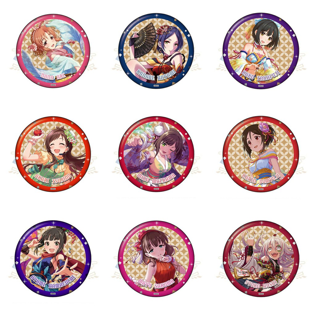 Huy hiệu cài áo IN HÌNH Idolish 7 game chibi dễ thương tiện lợi