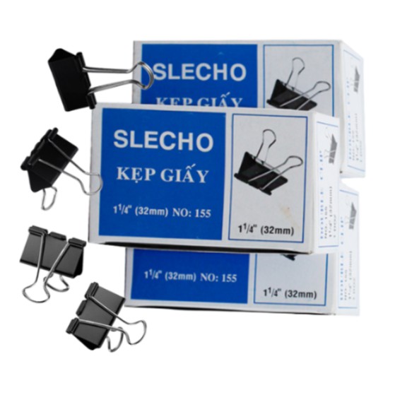 Kẹp bướm Slecho 32mm (hộp 12 cái)