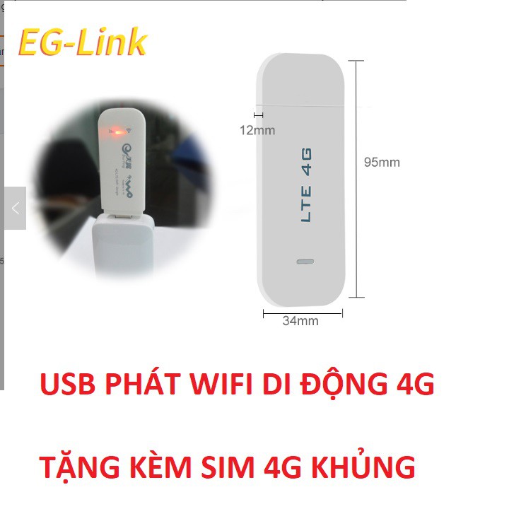 USB WIFI 4G LTE DONGLE chính hãng, với giá rẻ nhất trên thị trường hiện nay