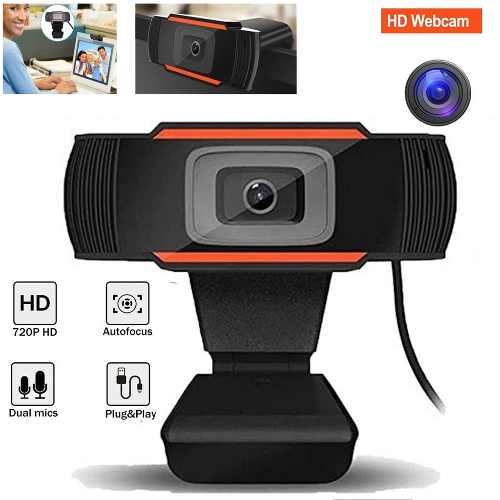 Webcam máy tính có mic full hd 1080P full box siêu nét dùng cho pc laptop livestream học online họp room