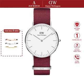 Đồng hồ nam nữ daniel wellington classic roselyn dây vải nato dw00100267