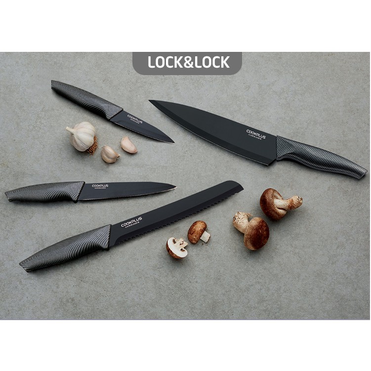 Bộ Dao Nhà Bếp 5 Món Cookplus Lock&Lock CKK101S5BLK