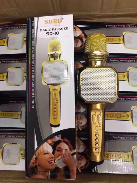 MIC KARAOKE KÈM LOA SD-10