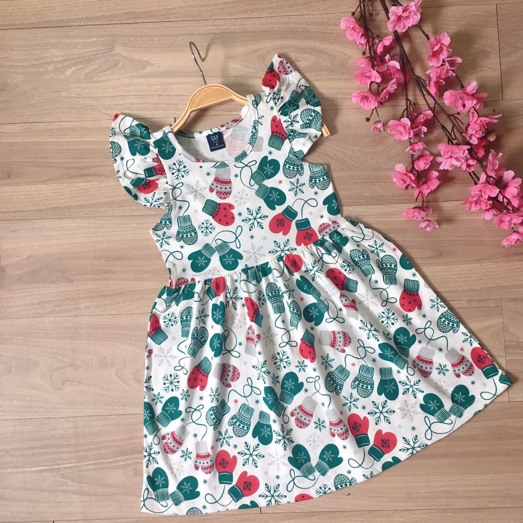 Váy Bé Gái Cotton Xuất Dư AD026-2