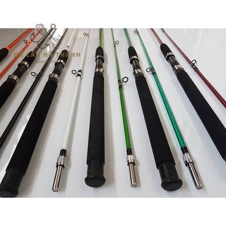 Cần câu shimano 2 khúc đặc đủ size 1m35 - 2m7 cần câu cực khỏe