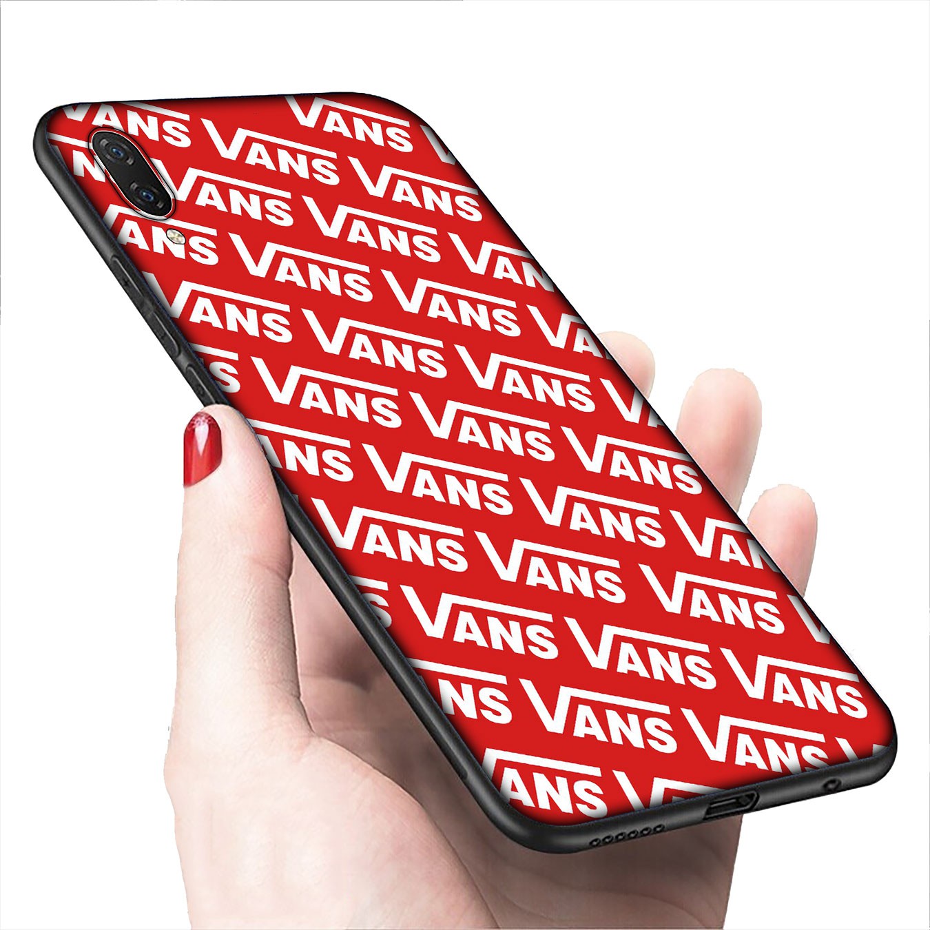 Soft Silicone iPhone 11 Pro XR X XS Max 7 8 6 6s Plus + Cover VANS Fashion Phone Case