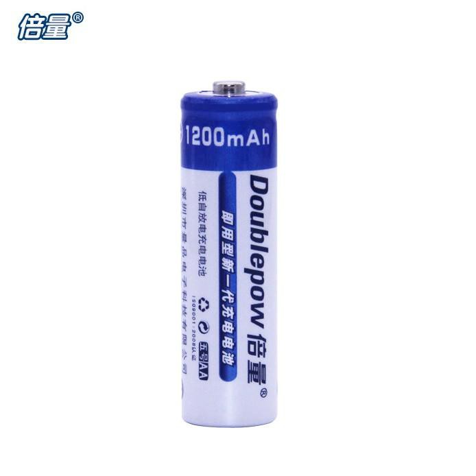 Bộ sạc pin AA (Pin tiểu) AAA (Pin đũa) 4 khe Douplepow DP-B02 pin sạc 2A 3A chính hãng