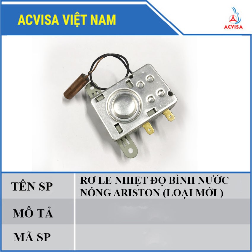 Rơ Le Nhiệt Độ Bình Nước Nóng Ariston (Loại Mới)