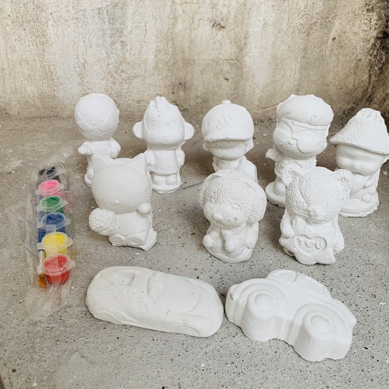 Bộ 10 tượng thạch cao