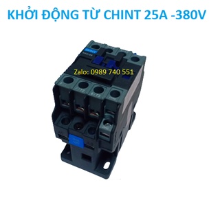 KHỞI ĐỘNG TỪ CONTACTOR CHINT NXC-25A-380V