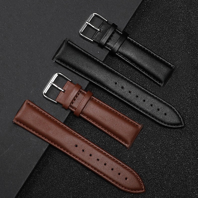 Dây đồng hồ da bò size 18,20,22,24mm SIÊU MỀM - CHÍNH HÃNG