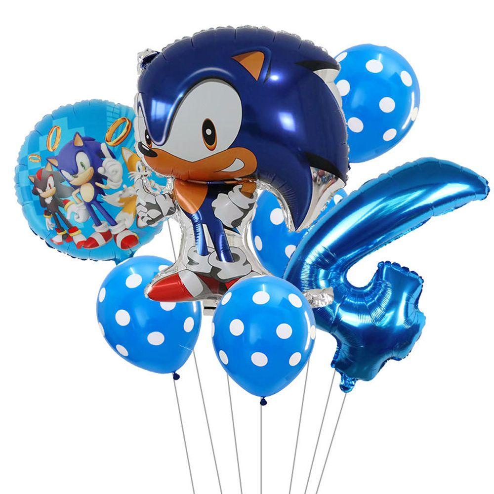 Bong Bóng Lõi Nhôm Hình Sonic 3 Trang Trí Tiệc