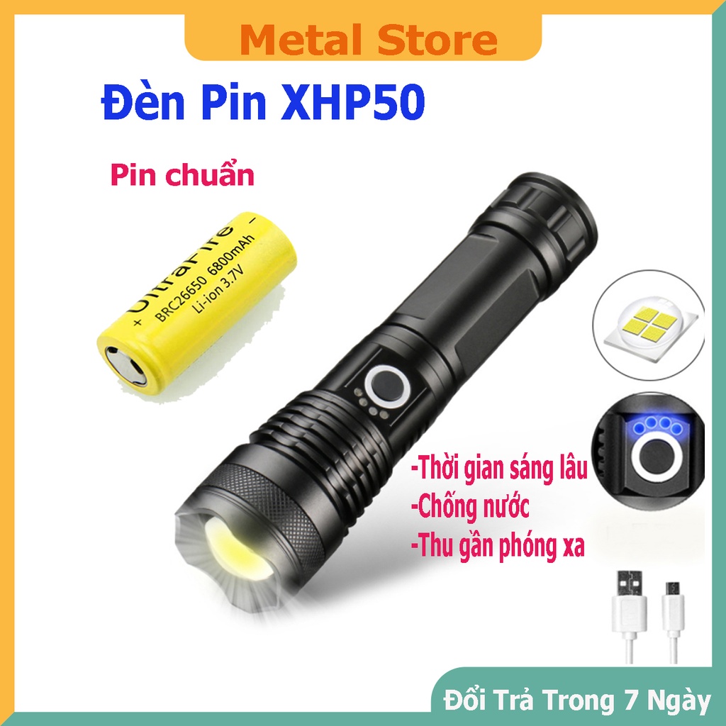 Pin sạc đèn dung lượng mạnh 26650 dung lượng cao 6800mah