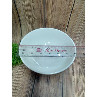 Tô sứ trắng 17cm