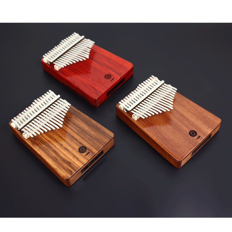 Đàn kalimba 17 phím gỗ nguyên khối Mahagony PURM000007-PHỦ BÓNG NANO CAO CẤP