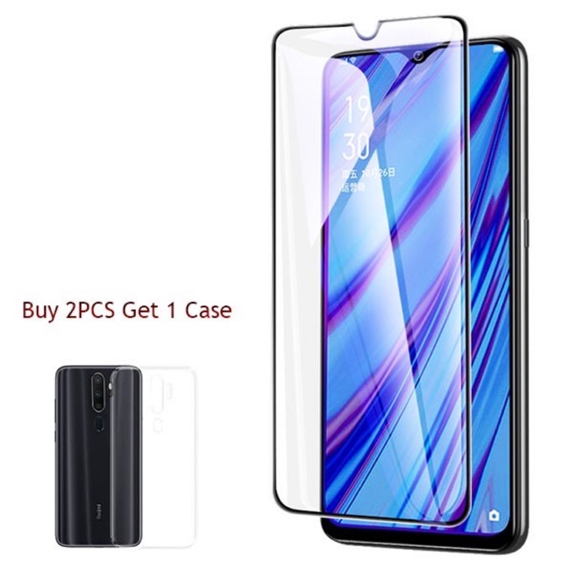 Combo: Kính cường lực + Ốp lưng trong Oppo A9 2020, A5 2020