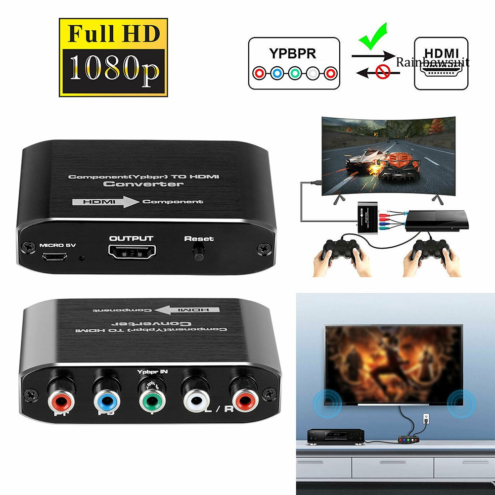 Bộ Chuyển Đổi Âm Thanh / Video Từ Rca Sang Hdmi Hdtv Rb-5