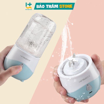 Máy xay sinh tố mini cầm tay , Máy xay cầm tay 4 lưỡi 6 lưỡi say hoa quả