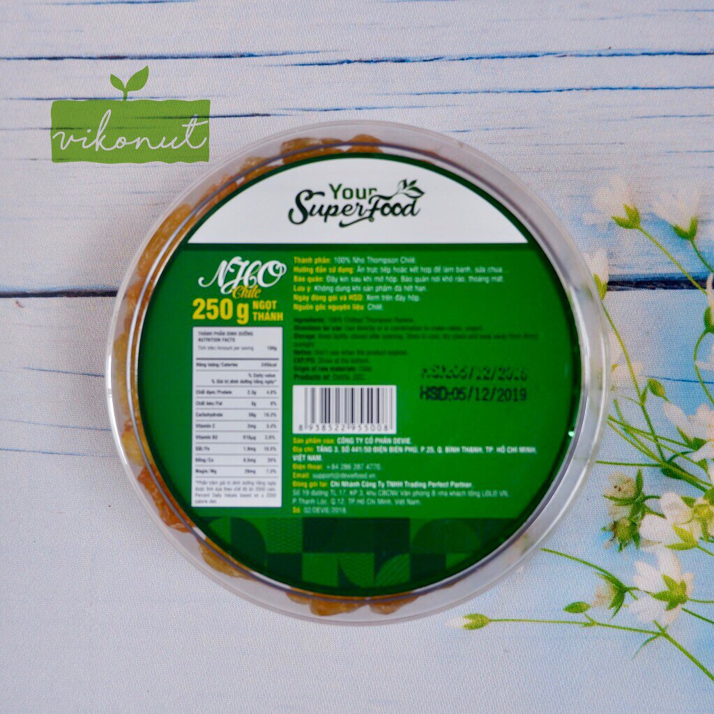 Nho khô Chile Thomson ngọt thanh [250g] | BigBuy360 - bigbuy360.vn