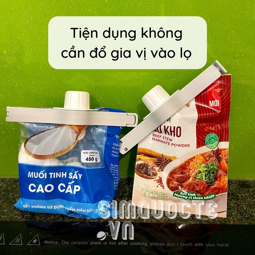 Kẹp miệng túi thực phẩm chống ẩm tiện lợi