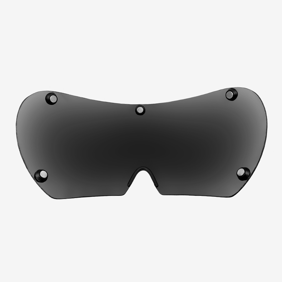 Kính Gắn Mũ Bảo Hiểm Xe Đạp Trong Suốt Màu Xám Triathlon tt