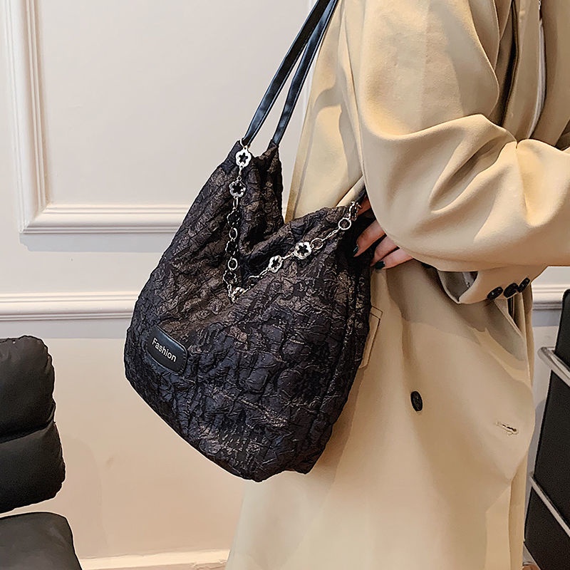 Túi Xách Sức Chứa Lớn Mẫu Mới Mùa Thu Sơn Dầu Monet Cho Nữ