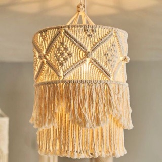 Đèn trang trí macrame