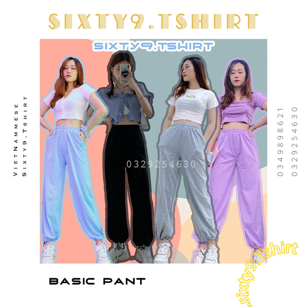 [ẢNH THẬT] QUẦN JOGGER BASIC RÚT DÂY